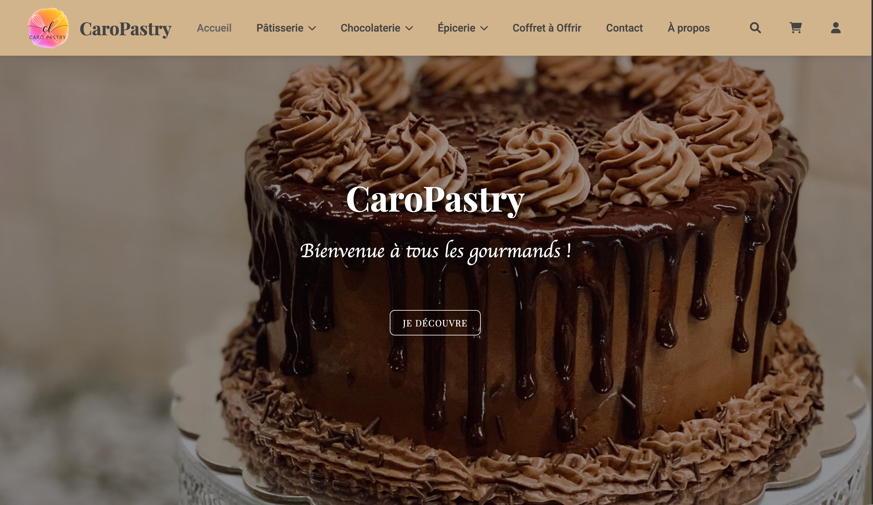CaroPastry - Projet e-commerce